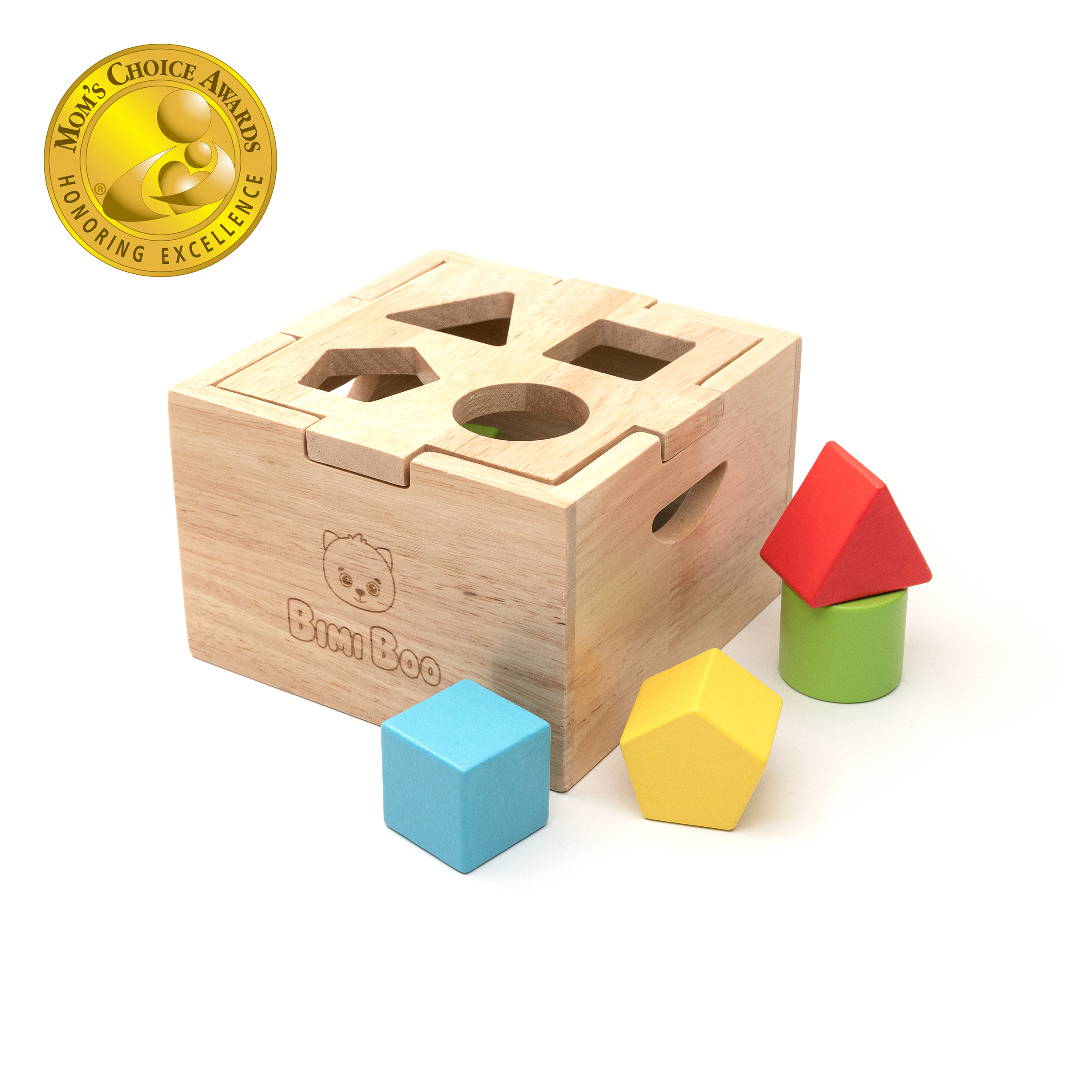 Wooden Shape Sorting Box, Montessori Toys
